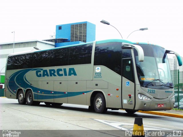 Viação Garcia 7232 na cidade de São Paulo, São Paulo, Brasil, por Paulo Ricardo. ID da foto: 873411.