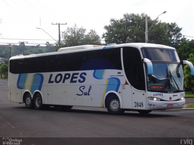 LopeSul Transportes - Lopes e Oliveira Transportes e Turismo - Lopes Sul 2048 na cidade de Pato Branco, Paraná, Brasil, por Rodrigo Augusto  Vignaga. ID da foto: 873732.