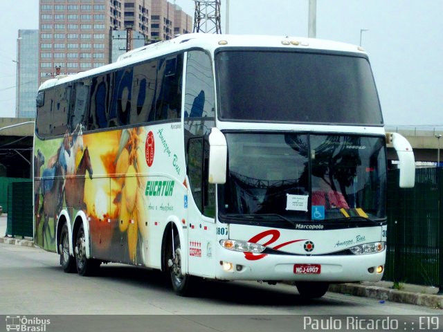 Eucatur - Empresa União Cascavel de Transportes e Turismo 3807 na cidade de São Paulo, São Paulo, Brasil, por Paulo Ricardo. Número da foto: #873444.