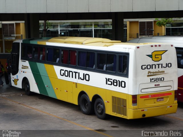 Empresa Gontijo de Transportes 15810 na cidade de Ribeirão Preto, São Paulo, Brasil, por Fernando Reis. Número da foto: #872999.