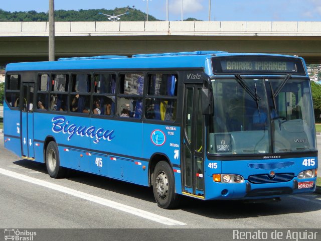 Biguaçu Transportes Coletivos Administração e Participação 415 na cidade de Florianópolis, Santa Catarina, Brasil, por Renato de Aguiar. Número da foto: #875287.