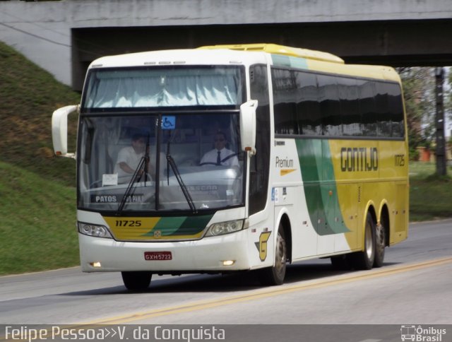 Empresa Gontijo de Transportes 11725 na cidade de Vitória da Conquista, Bahia, Brasil, por Felipe Pessoa de Albuquerque. ID da foto: 876335.