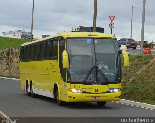 Viação Itapemirim 8073 na cidade de Belo Horizonte, Minas Gerais, Brasil, por Luiz Guilherme. ID da foto: 875204.