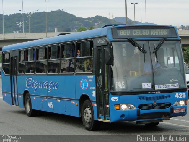 Biguaçu Transportes Coletivos Administração e Participação 425 na cidade de Florianópolis, Santa Catarina, Brasil, por Renato de Aguiar. Número da foto: #875291.