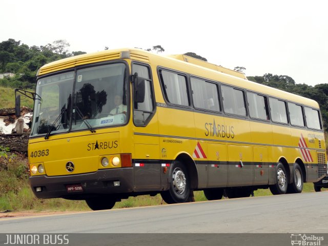 Viação Itapemirim 40363 na cidade de Manhuaçu, Minas Gerais, Brasil, por JUNIOR JUNIOR. Número da foto: #879070.
