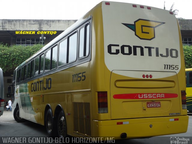 Empresa Gontijo de Transportes 11155 na cidade de Belo Horizonte, Minas Gerais, Brasil, por Wagner Gontijo Várzea da Palma-mg. ID da foto: 877705.