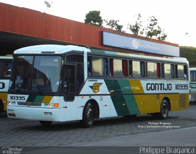 Empresa Gontijo de Transportes 10335 na cidade de João Monlevade, Minas Gerais, Brasil, por Philippe Almeida. ID da foto: 878929.