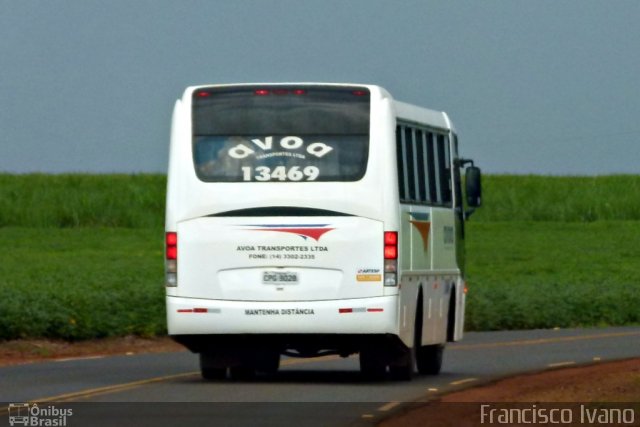 AVOA - Auto Viação Ourinhos Assis 13469 na cidade de Tarumã, São Paulo, Brasil, por Francisco Ivano. Número da foto: #879291.