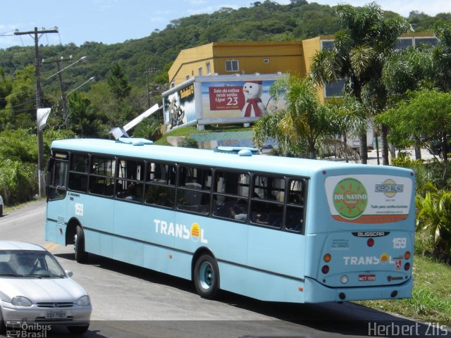 Transol Transportes Coletivos 159 na cidade de Florianópolis, Santa Catarina, Brasil, por Herbert Zils. Número da foto: #877870.