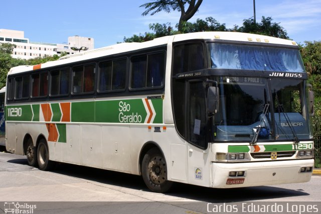 Cia. São Geraldo de Viação 11230 na cidade de São Paulo, São Paulo, Brasil, por Carlos Eduardo Lopes. ID da foto: 879367.