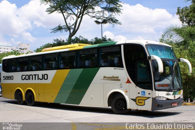Empresa Gontijo de Transportes 5880 na cidade de São Paulo, São Paulo, Brasil, por Carlos Eduardo Lopes. Número da foto: #879305.