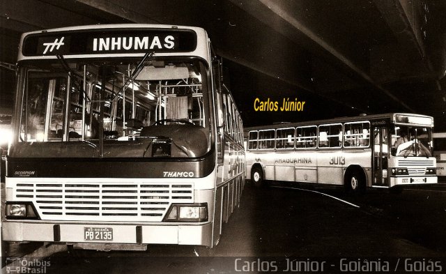 Viação Araguarina 3003 na cidade de Goiânia, Goiás, Brasil, por Carlos Júnior. Número da foto: #881441.