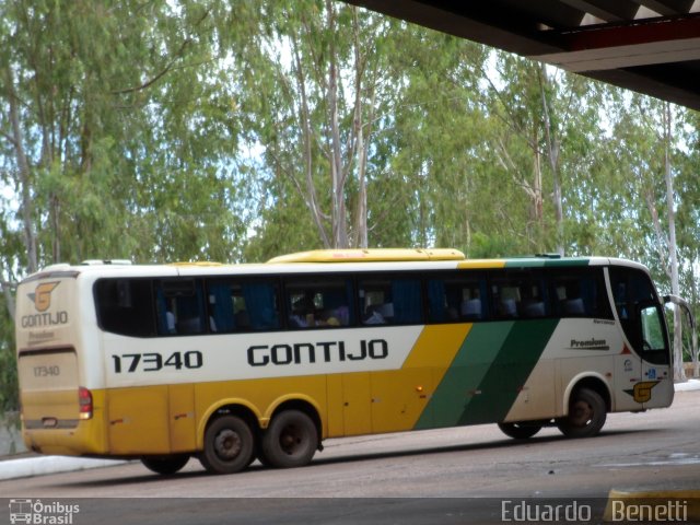 Empresa Gontijo de Transportes 17340 na cidade de Cuiabá, Mato Grosso, Brasil, por Eduardo Benetti . Número da foto: #880381.