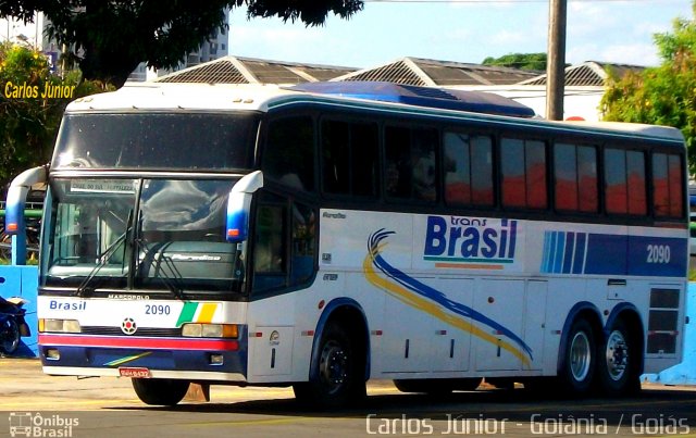 Trans Brasil > TCB - Transporte Coletivo Brasil 2090 na cidade de Goiânia, Goiás, Brasil, por Carlos Júnior. ID da foto: 881432.