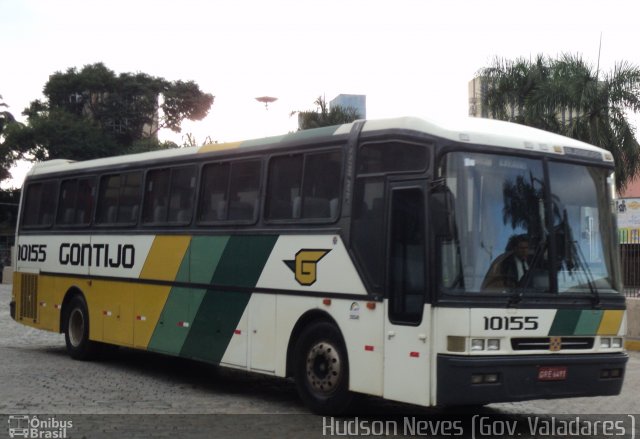 Empresa Gontijo de Transportes 10155 na cidade de Governador Valadares, Minas Gerais, Brasil, por Hudson Neves. Número da foto: #880989.