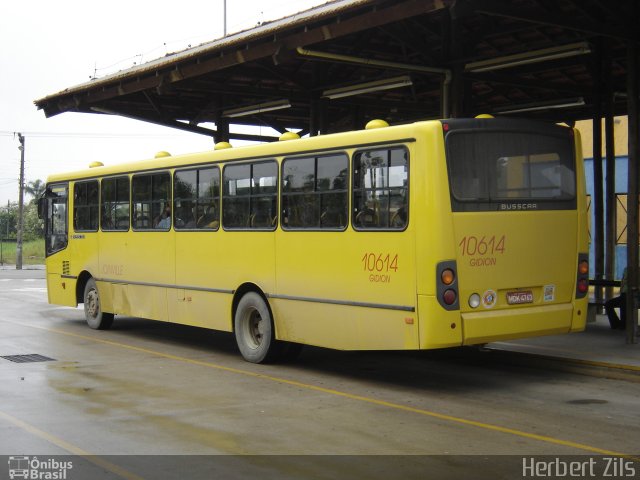 Gidion Transporte e Turismo 10614 na cidade de Joinville, Santa Catarina, Brasil, por Herbert Zils. Número da foto: #882458.