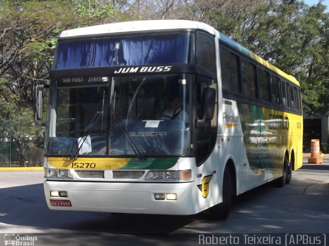Empresa Gontijo de Transportes 15270 na cidade de São Paulo, São Paulo, Brasil, por Roberto Teixeira. Número da foto: #882960.