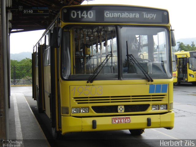 Gidion Transporte e Turismo 19503 na cidade de Joinville, Santa Catarina, Brasil, por Herbert Zils. ID da foto: 882470.