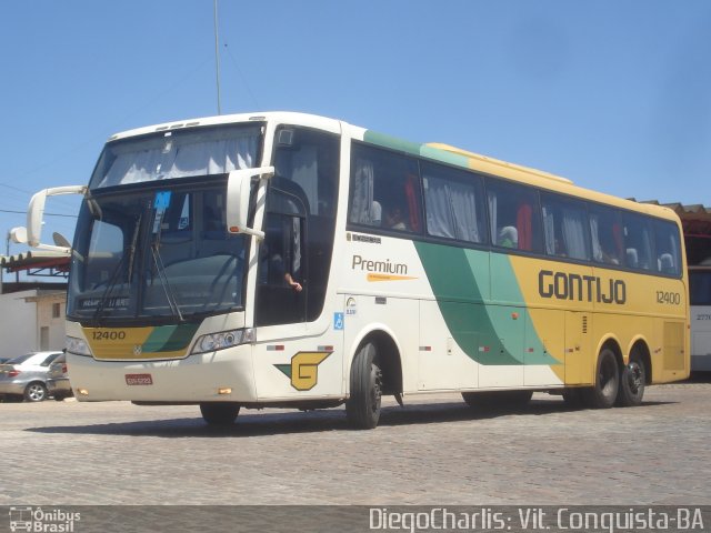 Empresa Gontijo de Transportes 12400 na cidade de Vitória da Conquista, Bahia, Brasil, por Diego Charlis Coelho. Número da foto: #882191.