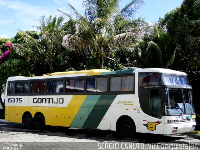 Empresa Gontijo de Transportes 15375 na cidade de Vitória da Conquista, Bahia, Brasil, por Sérgio Augusto Braga Canuto. ID da foto: 827496.