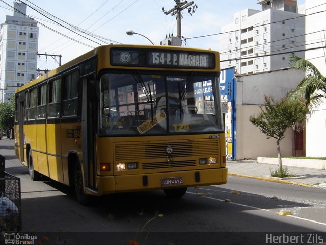 Expresso Medianeira 124 na cidade de Santa Maria, Rio Grande do Sul, Brasil, por Herbert Zils. Número da foto: #826649.