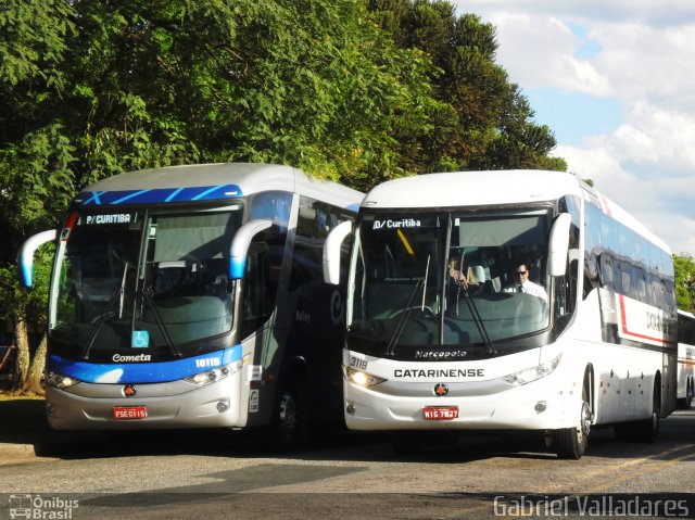 Auto Viação Catarinense 3119 na cidade de Curitiba, Paraná, Brasil, por Gabriel Valladares. ID da foto: 827938.