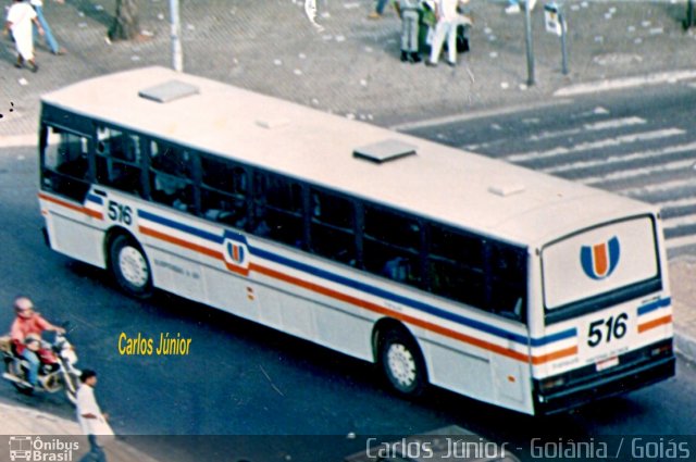 Transurb EBTU 516 na cidade de Goiânia, Goiás, Brasil, por Carlos Júnior. ID da foto: 827820.