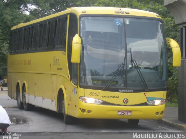 Viação Itapemirim 8065 na cidade de São Paulo, São Paulo, Brasil, por Mauricio A. Borges. ID da foto: 829500.