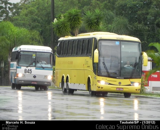 Viação Itapemirim 8019 na cidade de Taubaté, São Paulo, Brasil, por Marcelo H.  Souza. ID da foto: 830826.