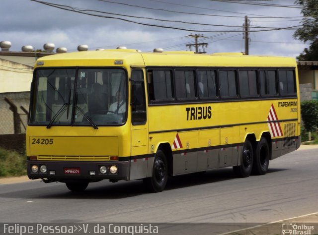 Viação Itapemirim 24205 na cidade de Vitória da Conquista, Bahia, Brasil, por Felipe Pessoa de Albuquerque. Número da foto: #829907.