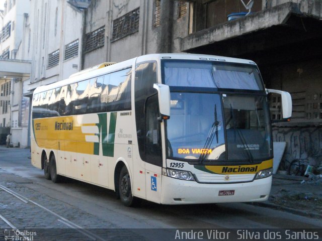 Viação Nacional 12955 na cidade de Rio de Janeiro, Rio de Janeiro, Brasil, por André Vitor  Silva dos Santos. Número da foto: #829961.