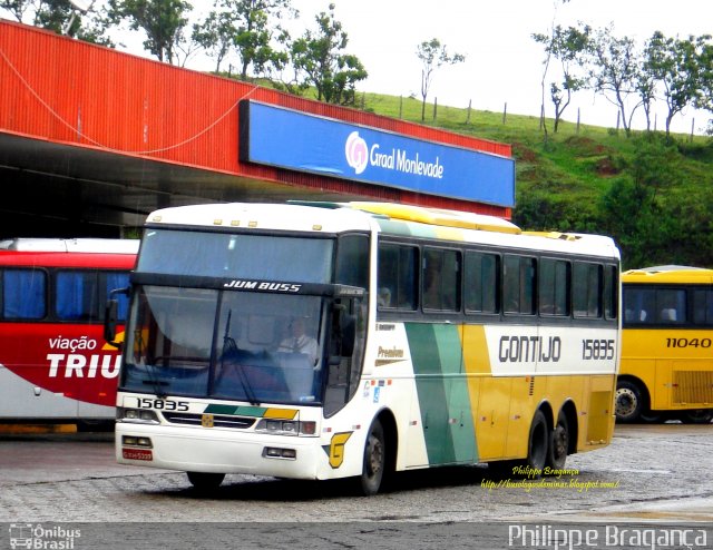 Empresa Gontijo de Transportes 15835 na cidade de João Monlevade, Minas Gerais, Brasil, por Philippe Almeida. ID da foto: 831395.