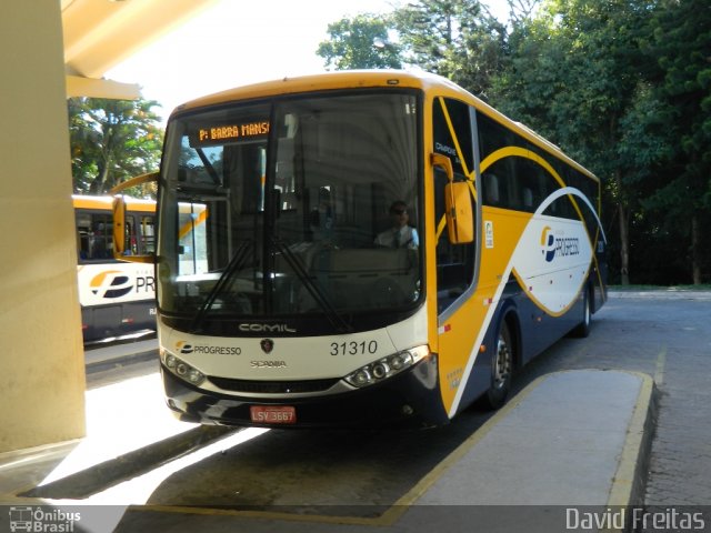 Viação Progresso 31310 na cidade de Vassouras, Rio de Janeiro, Brasil, por David Freitas. ID da foto: 832545.