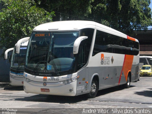 Viação Cidade do Aço RJ 174.159 na cidade de Rio de Janeiro, Rio de Janeiro, Brasil, por André Vitor  Silva dos Santos. Número da foto: #831995.