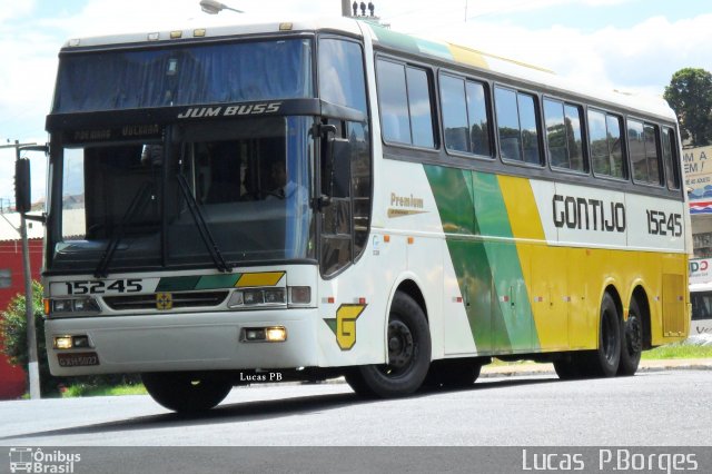 Empresa Gontijo de Transportes 15245 na cidade de Araxá, Minas Gerais, Brasil, por Lucas Borges . Número da foto: #832468.