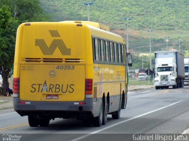 Viação Itapemirim 40353 na cidade de Jequié, Bahia, Brasil, por Gabriel Bispo. Número da foto: #832551.