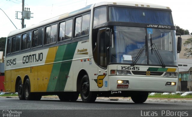 Empresa Gontijo de Transportes 15645 na cidade de Araxá, Minas Gerais, Brasil, por Lucas Borges . Número da foto: #832502.