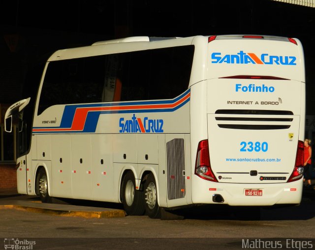 VUSC - Viação União Santa Cruz 2380 na cidade de Santa Cruz do Sul, Rio Grande do Sul, Brasil, por Matheus Etges. Número da foto: #832330.