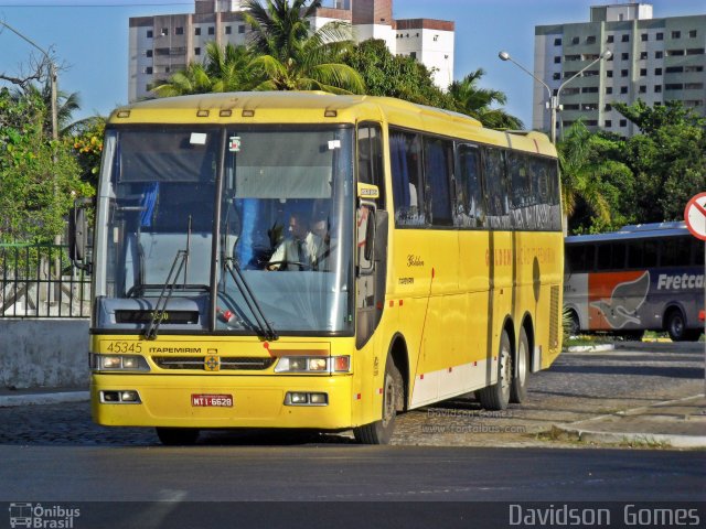 Viação Itapemirim 45345 na cidade de Fortaleza, Ceará, Brasil, por Davidson  Gomes. Número da foto: #832287.