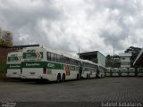 Empresa Gontijo de Transportes GARAGEM. BR040. na cidade de Contagem, Minas Gerais, Brasil, por Gabriel Valladares. Número da foto: #831941.