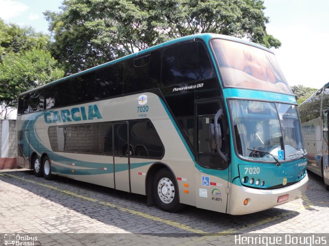 Viação Garcia 7020 na cidade de São Paulo, São Paulo, Brasil, por Henrique Douglas. Número da foto: #833549.