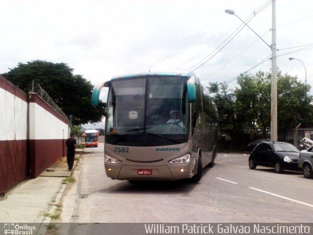 Viação Garcia 7582 na cidade de Osasco, São Paulo, Brasil, por William Patrick Galvão Nascimento. ID da foto: 833879.