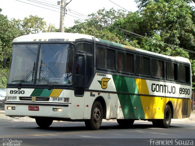 Empresa Gontijo de Transportes 8990 na cidade de Belo Horizonte, Minas Gerais, Brasil, por Franciel Souza. ID da foto: 834498.