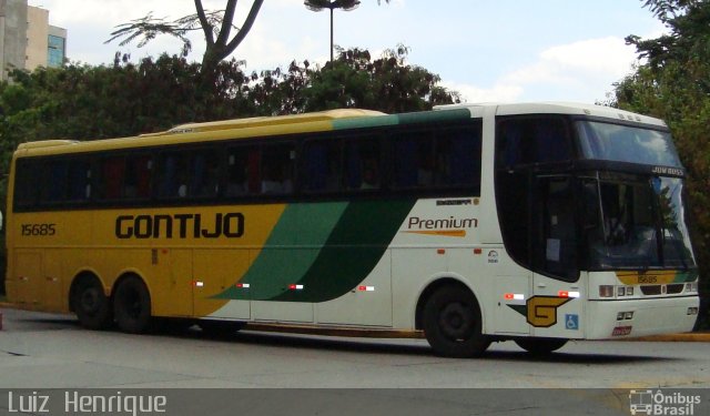 Empresa Gontijo de Transportes 15685 na cidade de São Paulo, São Paulo, Brasil, por Luiz  Henrique. ID da foto: 835151.