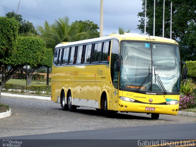 Viação Itapemirim 8107 na cidade de Jequié, Bahia, Brasil, por Gabriel Bispo. Número da foto: #835639.
