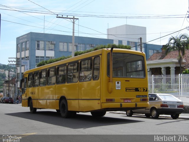 Expresso Medianeira 167 na cidade de Santa Maria, Rio Grande do Sul, Brasil, por Herbert Zils. Número da foto: #835408.
