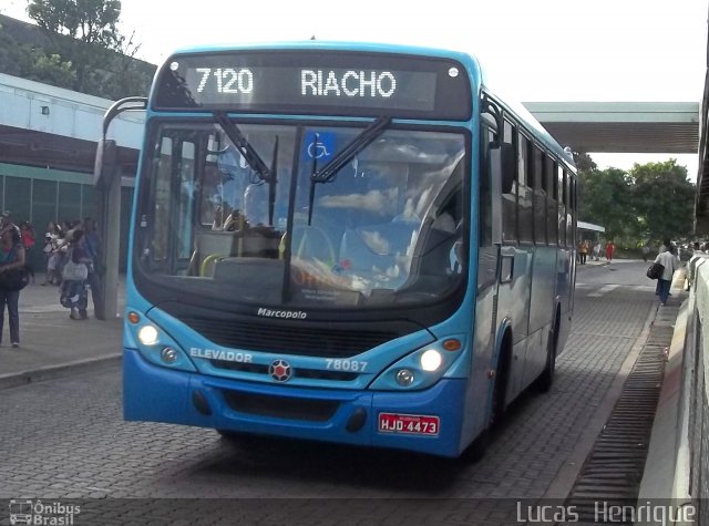 Riacho Transportes 78087 na cidade de Contagem, Minas Gerais, Brasil, por Lucas Henrique . Número da foto: #835549.