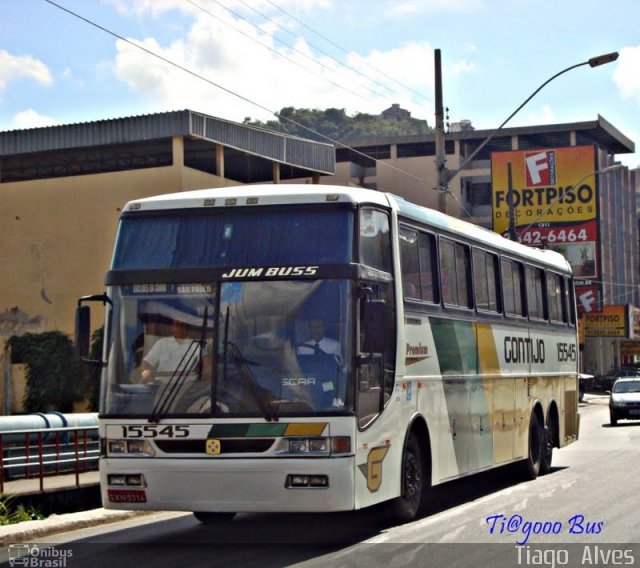 Empresa Gontijo de Transportes 15545 na cidade de Coronel Fabriciano, Minas Gerais, Brasil, por Tiago  Alves. ID da foto: 835406.