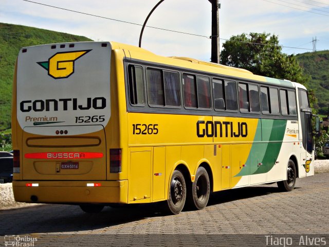 Empresa Gontijo de Transportes 15265 na cidade de Coronel Fabriciano, Minas Gerais, Brasil, por Tiago  Alves. ID da foto: 835827.