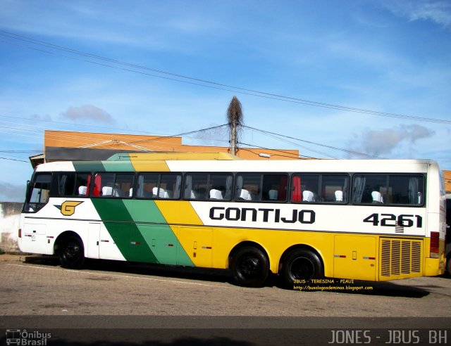 Empresa Gontijo de Transportes 4261 na cidade de Teresina, Piauí, Brasil, por Jones Bh. ID da foto: 837131.